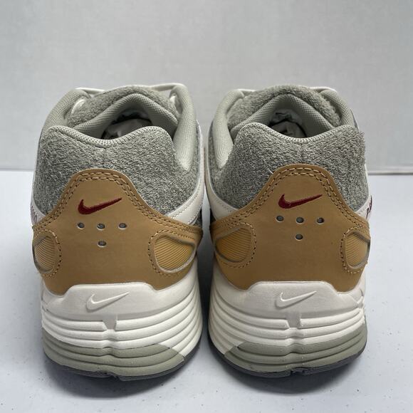 Nike P-6000 Year of the Horse IQ1120 311 Size 9.5 Men Mesh Runner White Tan Grey